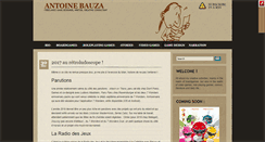 Desktop Screenshot of antoinebauza.fr